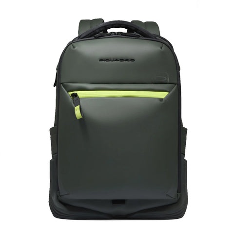 Piquadro - Laptop Backpack 14" Corner 2.0 Verde - CA6638C2OW - VERDE