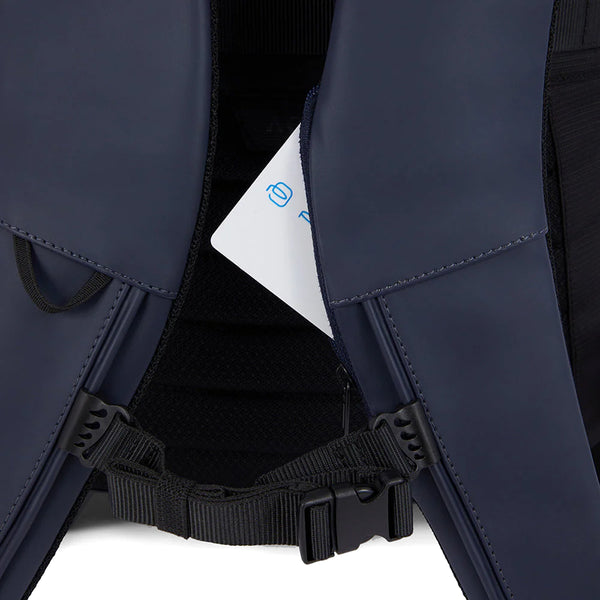 Piquadro - Corner Roll-Top 15.6" Laptop Backpack Blu - CA6291C2OW - BLU