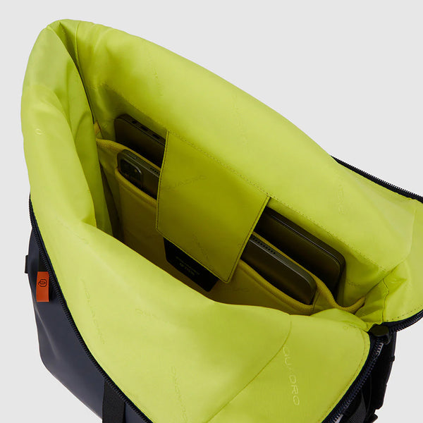 Piquadro - Corner Roll-Top 15.6" Laptop Backpack Nero - CA6291C2OW - NERO