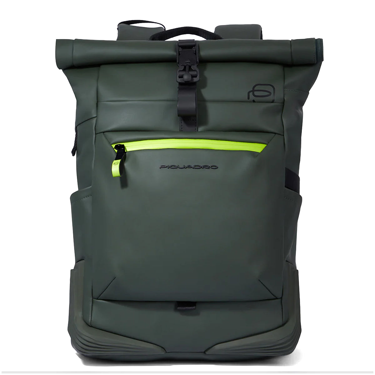 Piquadro - Corner Roll-Top 15.6" Laptop Backpack Verde - CA6291C2OW - VERDE