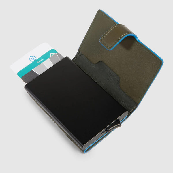 Piquadro - Atlas Verde metal Card Holder - PP5649S138R - VERDE