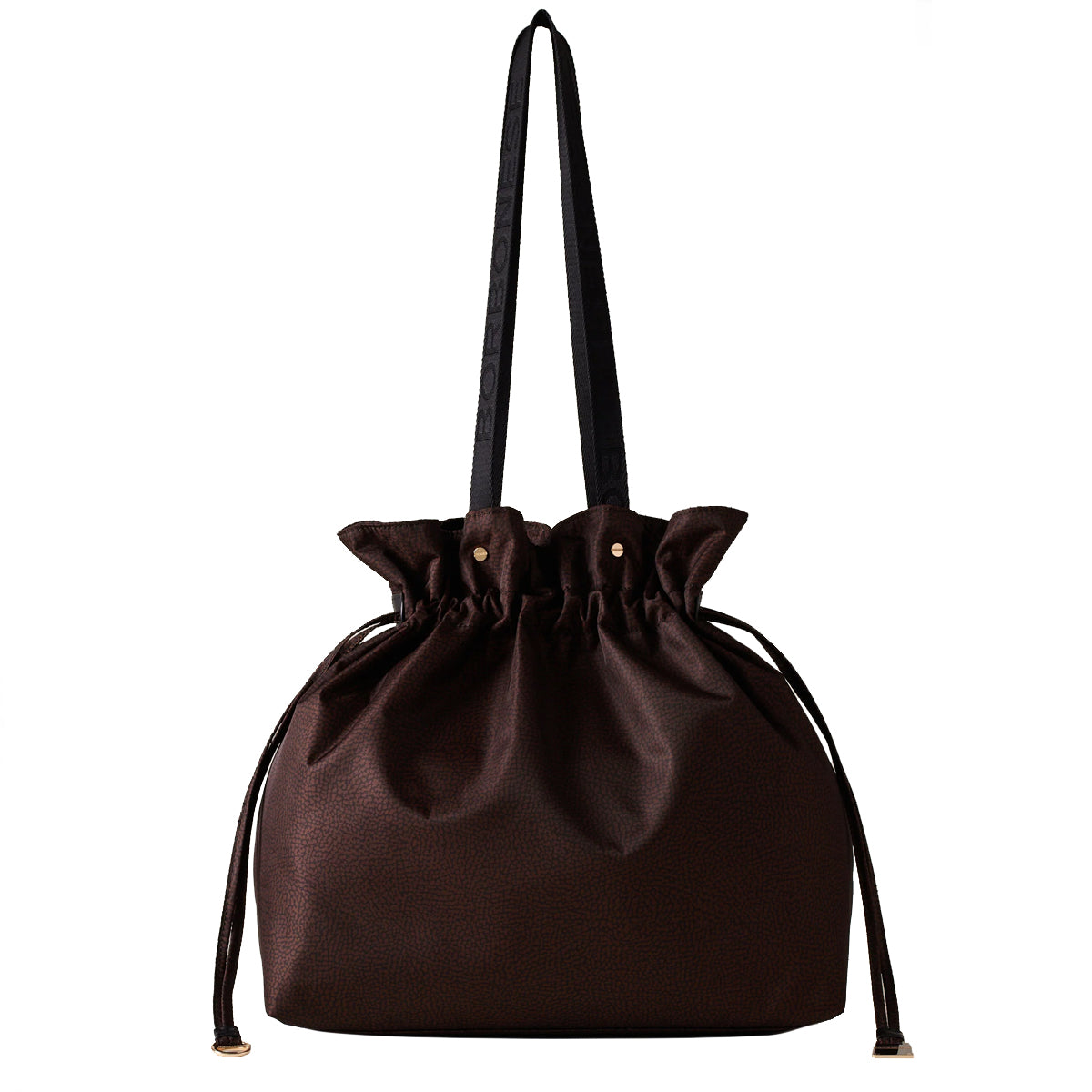 Borbonese - Secchiello Large Testa Moro Nero 933774AH1 T | Italystation.com Shop Now at italystation.com
