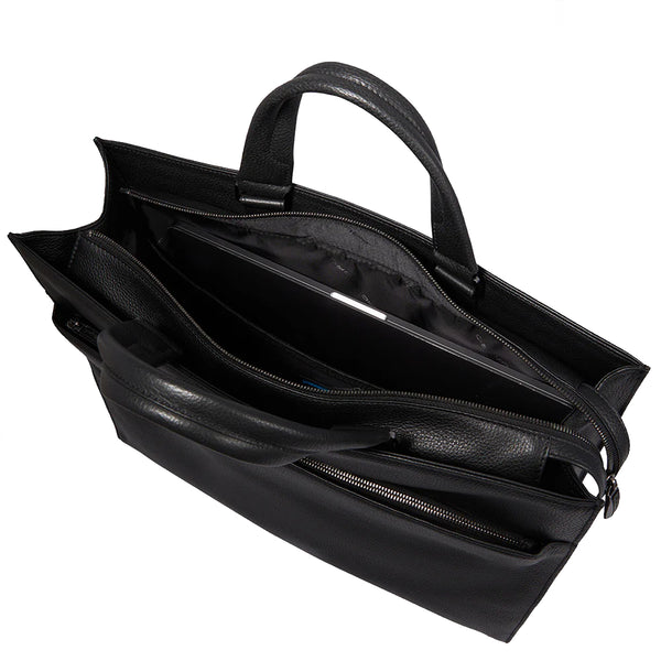 Piquadro - Cartella Porta PC Modus 15.6" Nero CA6308MOS N | Italystation.com Shop Now at italystation.com