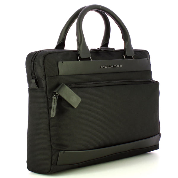 Piquadro - Cartella Porta PC Klout 14" Nero5 OUTCA3335S100 | Italystation.com Shop Now at italystation.com