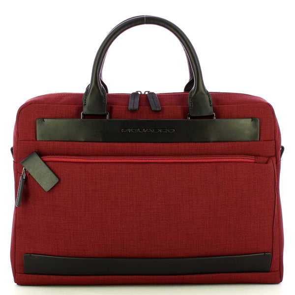 Piquadro - Cartella Porta PC Klout 14" Rosso OUTCA3335S100 | Italystation.com Shop Now at italystation.com