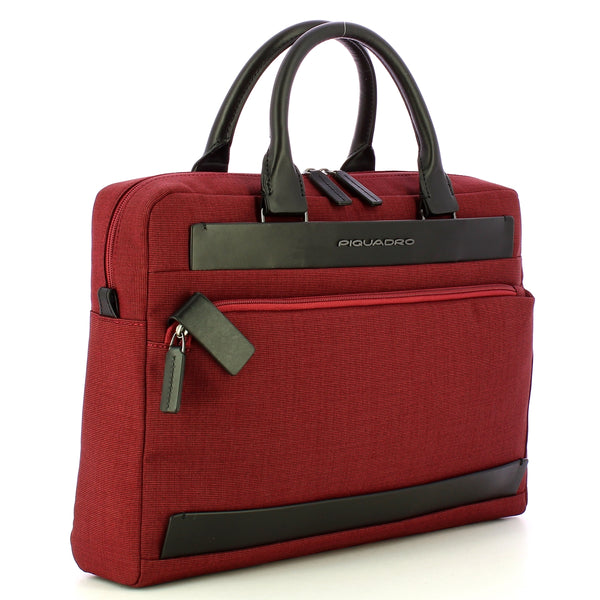 Piquadro - Cartella Porta PC Klout 14" Rosso OUTCA3335S100 | Italystation.com Shop Now at italystation.com