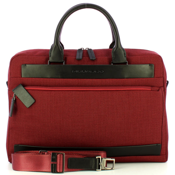 Piquadro - Cartella Porta PC Klout 14" Rosso OUTCA3335S100 | Italystation.com Shop Now at italystation.com