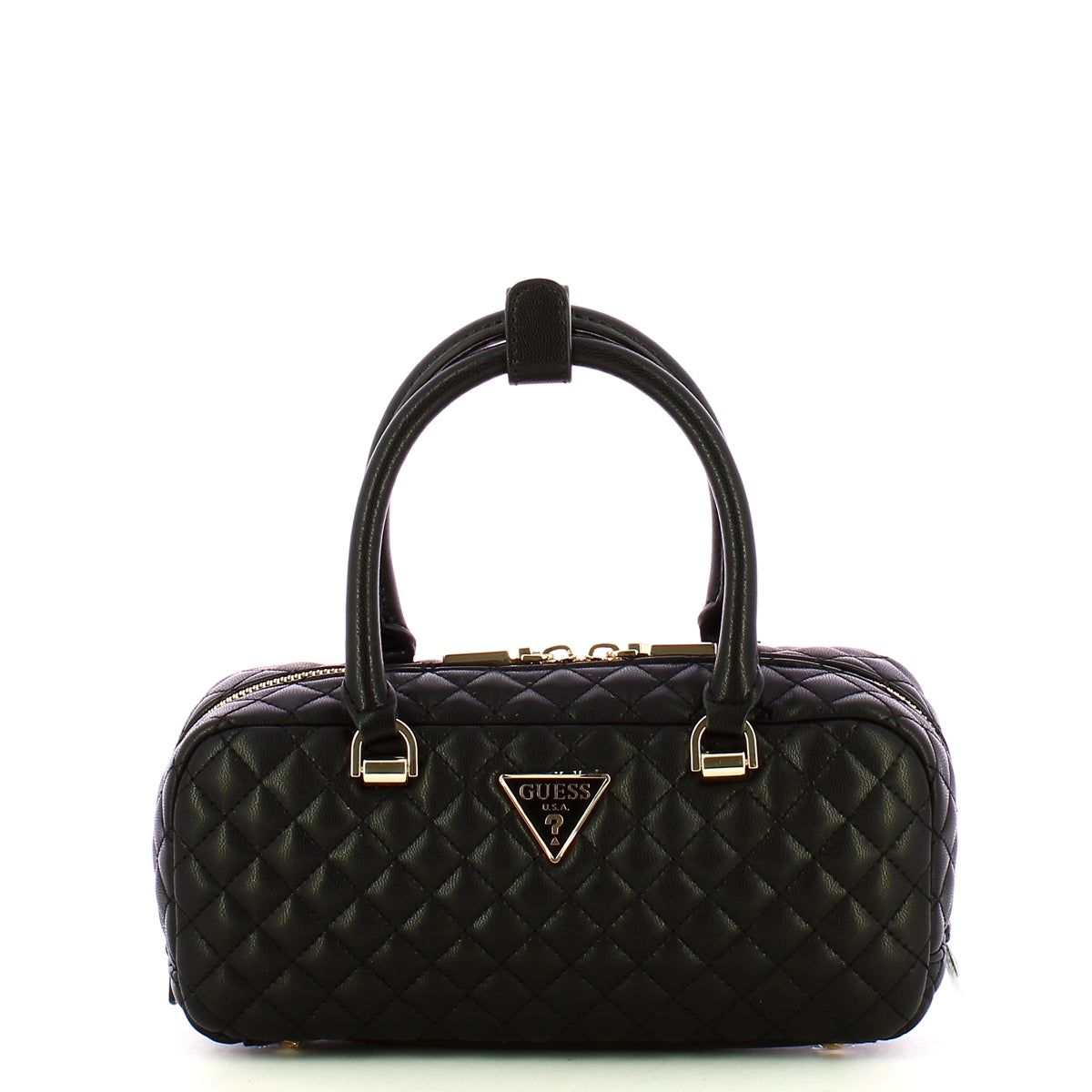 Guess - Bauletto Eco Rianee Black HWEQG954105 BLACK | Italystation.com Shop Now at italystation.com