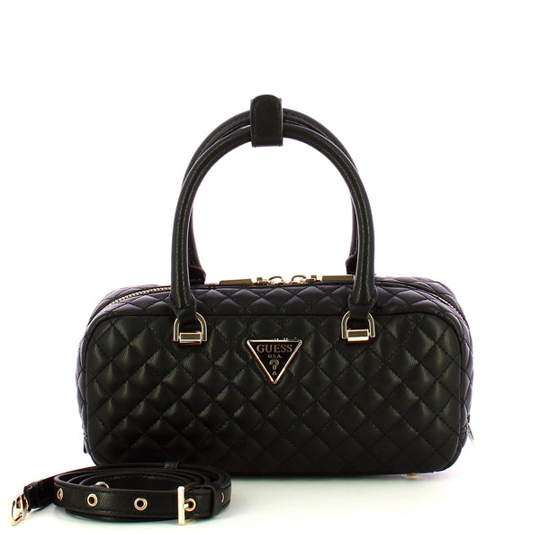 Guess - Bauletto Eco Rianee Black HWEQG954105 BLACK | Italystation.com Shop Now at italystation.com