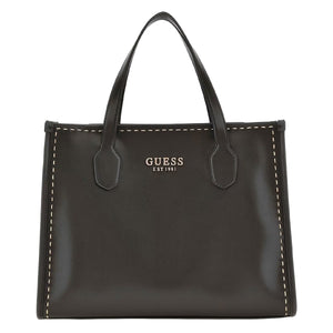 Guess - Borsa a mano Silvana Black HWVC8665220 BLACK | Italystation.com Shop Now at italystation.com