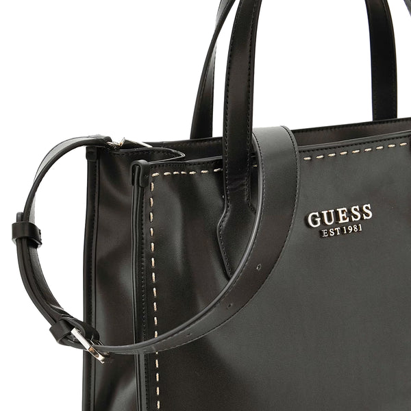 Guess - Borsa a mano Silvana Black HWVC8665220 BLACK | Italystation.com Shop Now at italystation.com