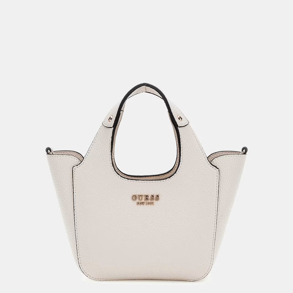 Guess - Borsetta a mano Helina Mini Bone HWBG9640750 BONE | Italystation.com Shop Now at italystation.com