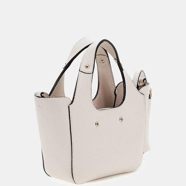 Guess - Borsetta a mano Helina Mini Bone HWBG9640750 BONE | Italystation.com Shop Now at italystation.com
