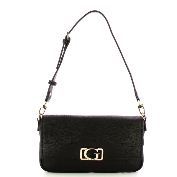 Guess - Borsa a spalla Circe Flap Black HWBG9642190 BLACK | Italystation.com Shop Now at italystation.com