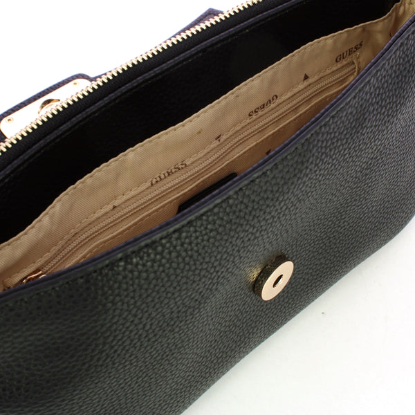 Guess - Borsa a spalla Circe Flap Black HWBG9642190 BLACK | Italystation.com Shop Now at italystation.com