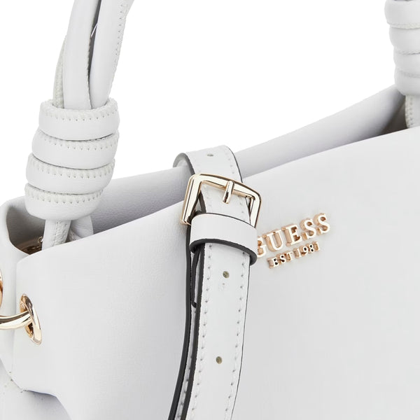 Guess - Mini borsa a mano Sansa White HWNG8476110 WHITE | Italystation.com Shop Now at italystation.com