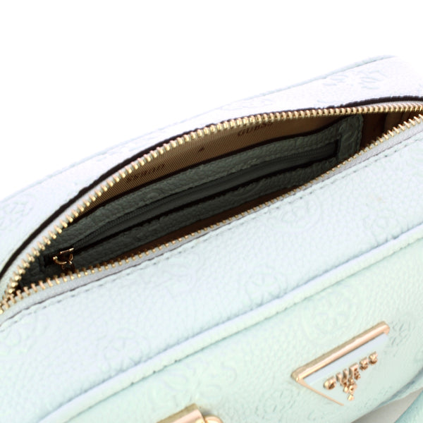 Guess - Borsa a mano Cresidia Small Powder Blue HWPG9349050 | Italystation.com Shop Now at italystation.com