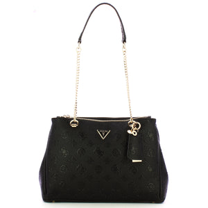 Guess - Borsa a spalla Cresidia Black HWPG9349090 BLACK | Italystation.com Shop Now at italystation.com