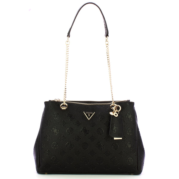 Guess - Borsa a spalla Cresidia Black HWPG9349090 BLACK | Italystation.com Shop Now at italystation.com