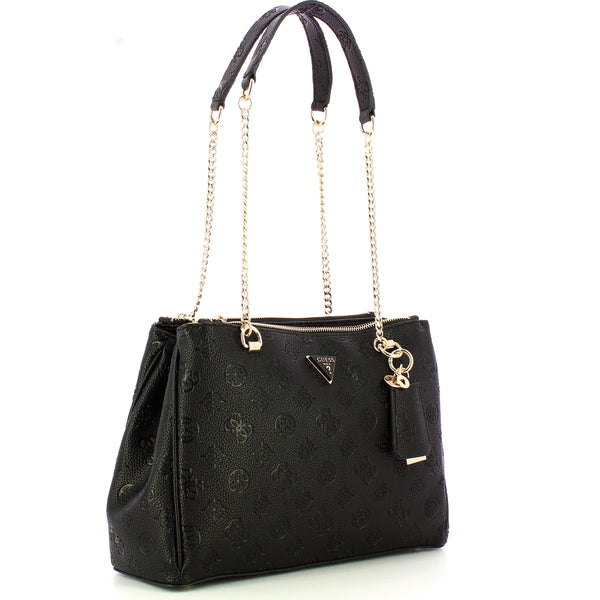 Guess - Borsa a spalla Cresidia Black HWPG9349090 BLACK | Italystation.com Shop Now at italystation.com