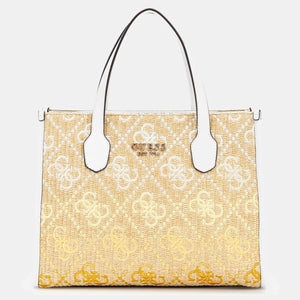 Guess - Borsa a mano Silvana 4G Cornsilk Logo HWSW8665220 CO | Italystation.com Shop Now at italystation.com