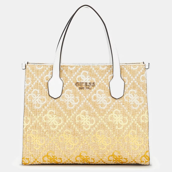 Guess - Borsa a mano Silvana 4G Cornsilk Logo HWSW8665220 CO | Italystation.com Shop Now at italystation.com