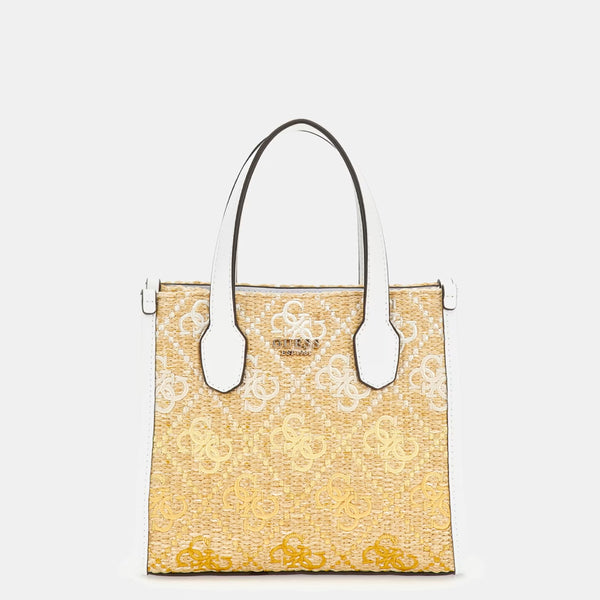 Guess - Mini borsa a mano Silvana 4G Cornsilk Logo HWSW8665770 | Italystation.com Shop Now at italystation.com