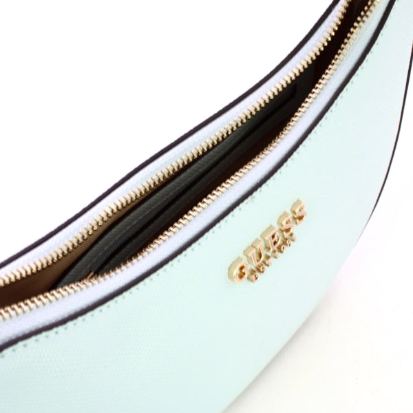 Guess - Borsa a spalla Fedana Mini Powder Blue HWZG9643720 P | Italystation.com Shop Now at italystation.com