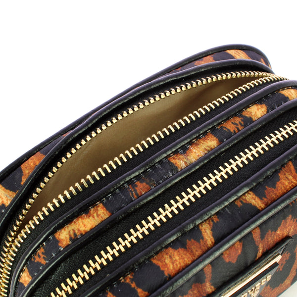 Guess - Beauty Christelle Double Zip Black Multi PW5215P5270 | Italystation.com Shop Now at italystation.com