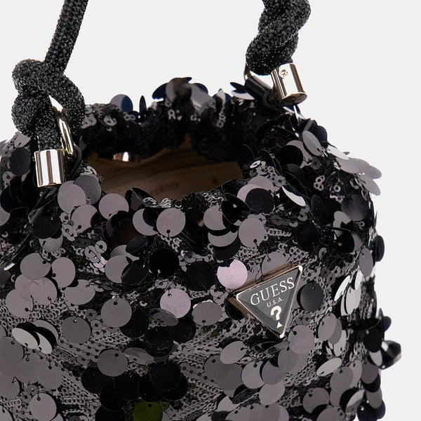 Guess - Mini Bag Holiday Shine Black - HWEG9538750 - BLACK