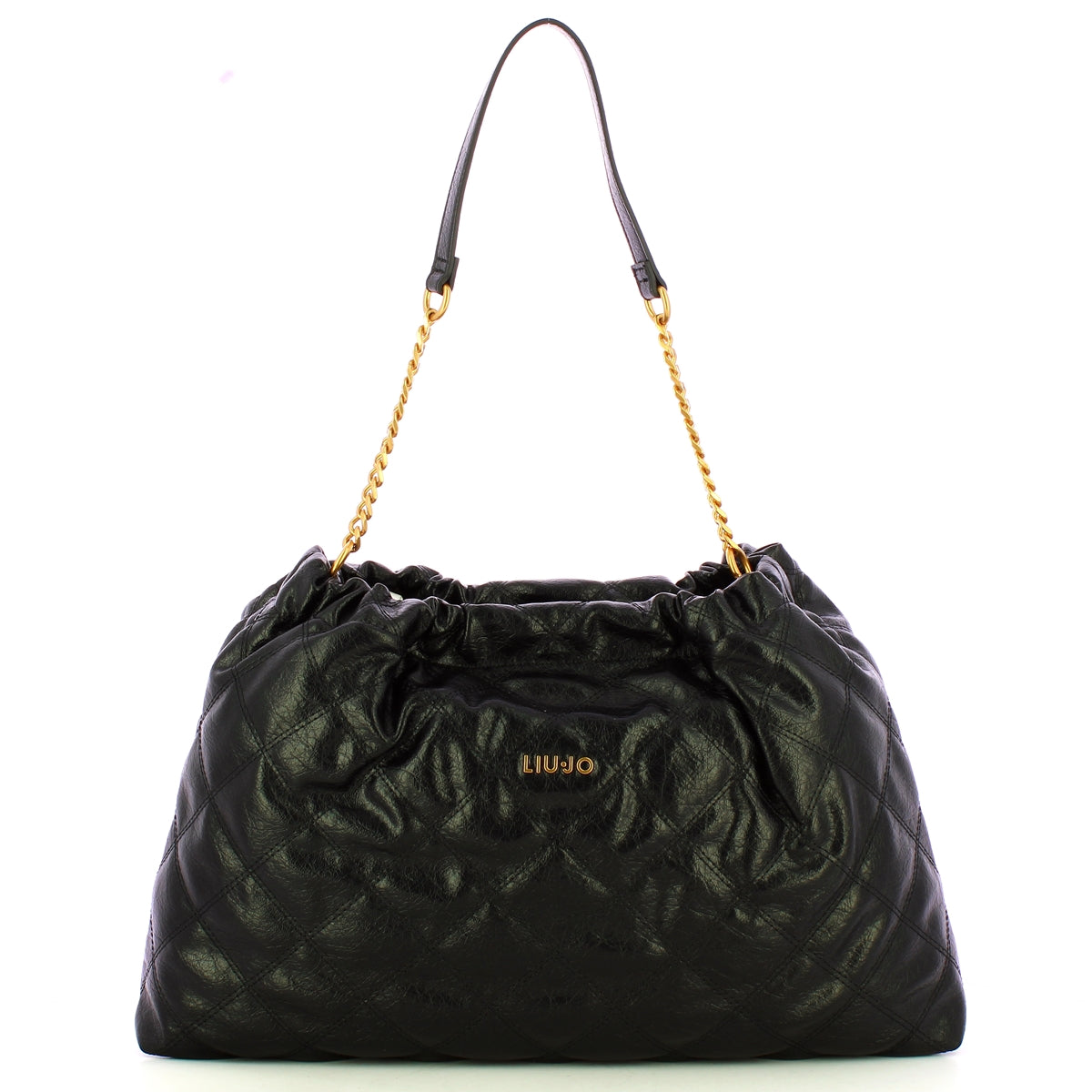 Liu Jo - Hobo bag grande trapuntata Black AA5062E0914 BLACK | Italystation.com Shop Now at italystation.com