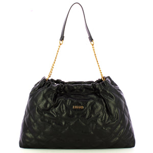 Liu Jo - Hobo bag grande trapuntata Black AA5062E0914 BLACK | Italystation.com Shop Now at italystation.com