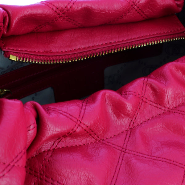 Liu Jo - Hobo bag grande trapuntata Rosso Pompeiano AA5062E09 | Italystation.com Shop Now at italystation.com