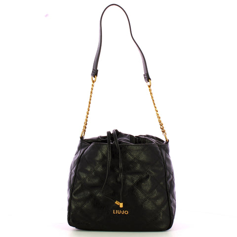 Liu Jo - Basket Bag trapuntata Black AA5122E0914 BLACK | Italystation.com Shop Now at italystation.com