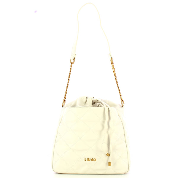 Liu Jo - Basket Bag trapuntata Cream AA5122E0914 CREAM | Italystation.com Shop Now at italystation.com