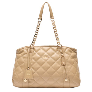 Liu Jo - Borsa a mano trapuntata Cammello AA5132E0015 CAMME | Italystation.com Shop Now at italystation.com