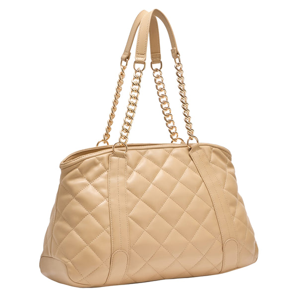 Liu Jo - Borsa a mano trapuntata Cammello AA5132E0015 CAMME | Italystation.com Shop Now at italystation.com