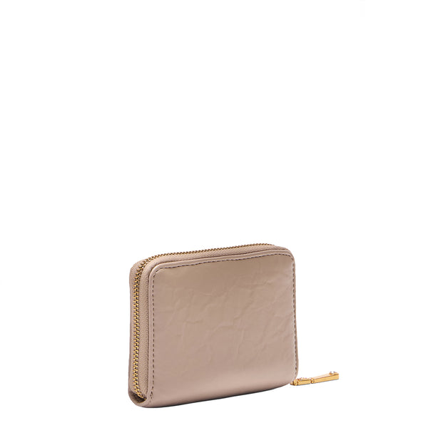 Liu Jo - Portafoglio piccolo Zip Around con Logo Dark Sand AA | Italystation.com Shop Now at italystation.com