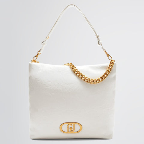 Liu Jo - Shopping bag Off White AA5145E0886 OFF/WHITE | Italystation.com Shop Now at italystation.com