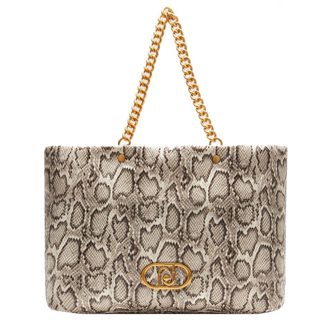 Liu Jo - Shoulder Bag with chain Pitone Roccia - AA5146E0019 - PITONE/ROCCIA