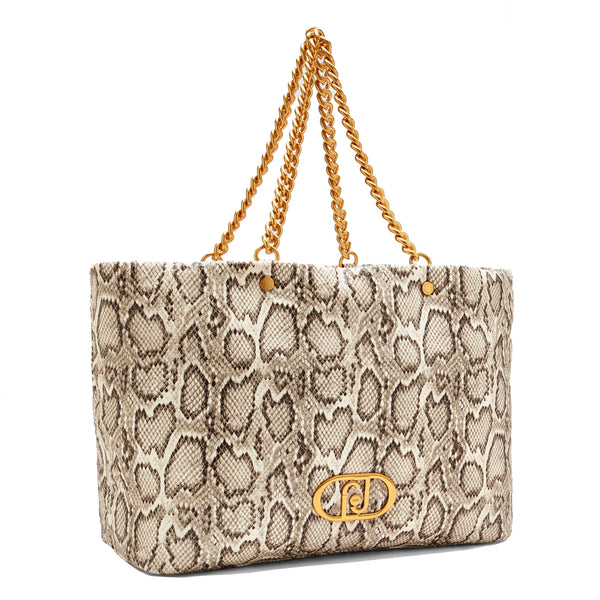 Liu Jo - Shoulder Bag with chain Pitone Roccia - AA5146E0019 - PITONE/ROCCIA