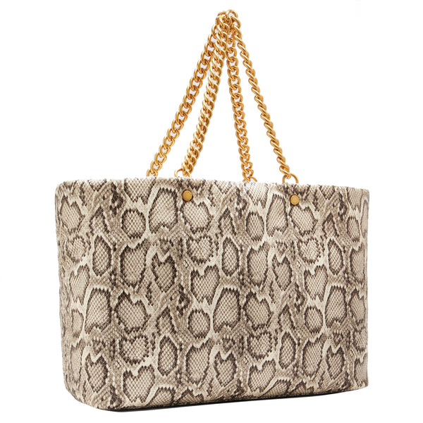 Liu Jo - Shoulder Bag with chain Pitone Roccia - AA5146E0019 - PITONE/ROCCIA