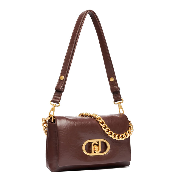 Liu Jo - Borsa a spalla LaPuffy piccola Testa Moro AA5148E088 | Italystation.com Shop Now at italystation.com