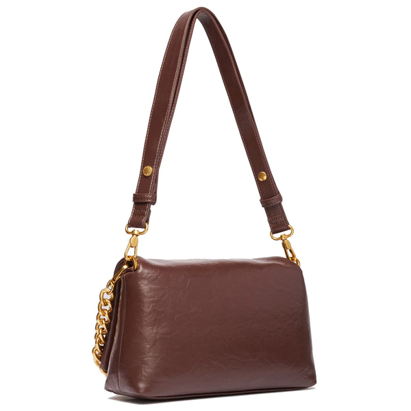Liu Jo - Borsa a spalla LaPuffy piccola Testa Moro AA5148E088 | Italystation.com Shop Now at italystation.com