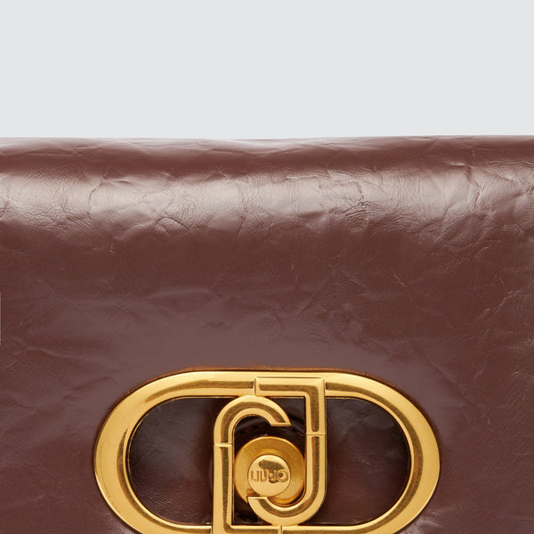 Liu Jo - Borsa a spalla LaPuffy piccola Testa Moro AA5148E088 | Italystation.com Shop Now at italystation.com