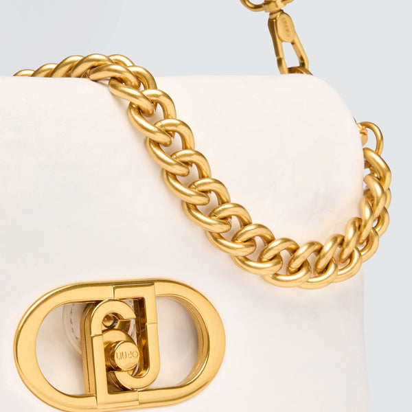 Liu Jo - Borsa a spalla LaPuffy piccola Off White AA5148E0886 | Italystation.com Shop Now at italystation.com