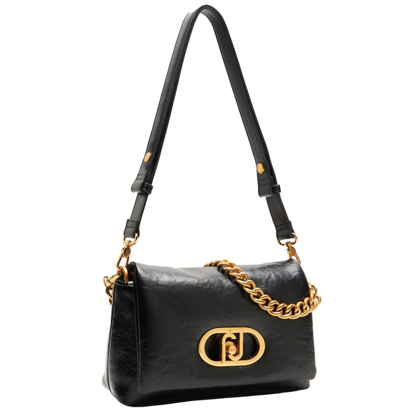 Liu Jo - Borsa a spalla LaPuffy piccola Black AA5148E0886 B | Italystation.com Shop Now at italystation.com