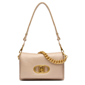 Liu Jo - Borsa a spalla LaPuffy piccola Dark Sand AA5148E0886 | Italystation.com Shop Now at italystation.com