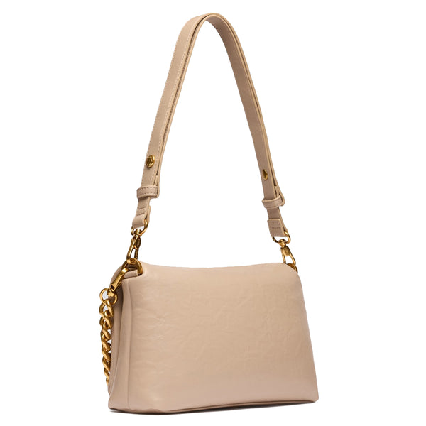 Liu Jo - Borsa a spalla LaPuffy piccola Dark Sand AA5148E0886 | Italystation.com Shop Now at italystation.com