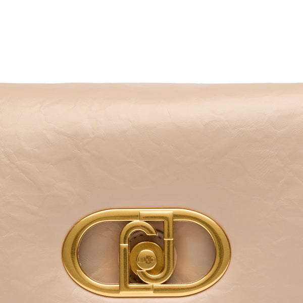 Liu Jo - Borsa a spalla LaPuffy piccola Dark Sand AA5148E0886 | Italystation.com Shop Now at italystation.com